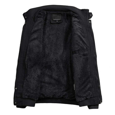 Men's Bomber Jacket with Fleece Lining