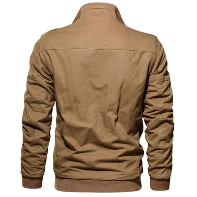 Men's Bomber Jacket with Fleece Lining