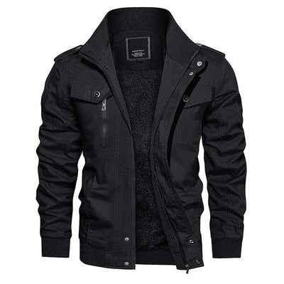 Men's Bomber Jacket with Fleece Lining