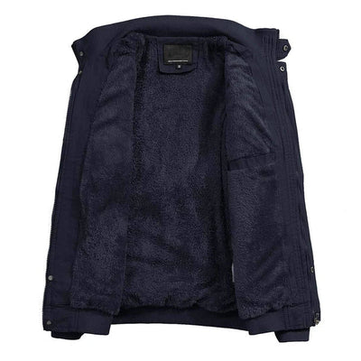 Men's Bomber Jacket with Fleece Lining