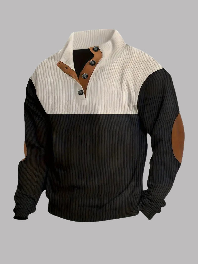 Alpine - Casual Stand Collar Henley