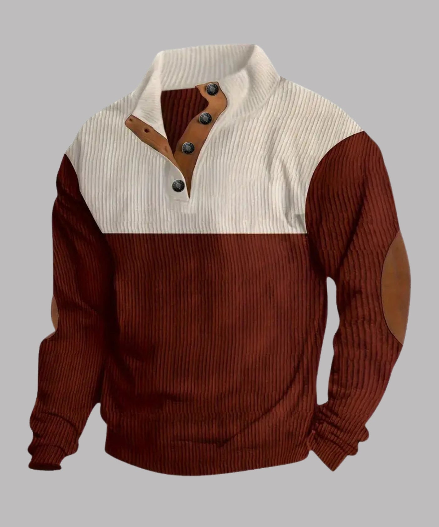 Alpine - Casual Stand Collar Henley