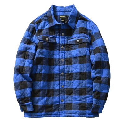 Ralph | Men’s Thickened Brushed Plaid Shirt Jacket