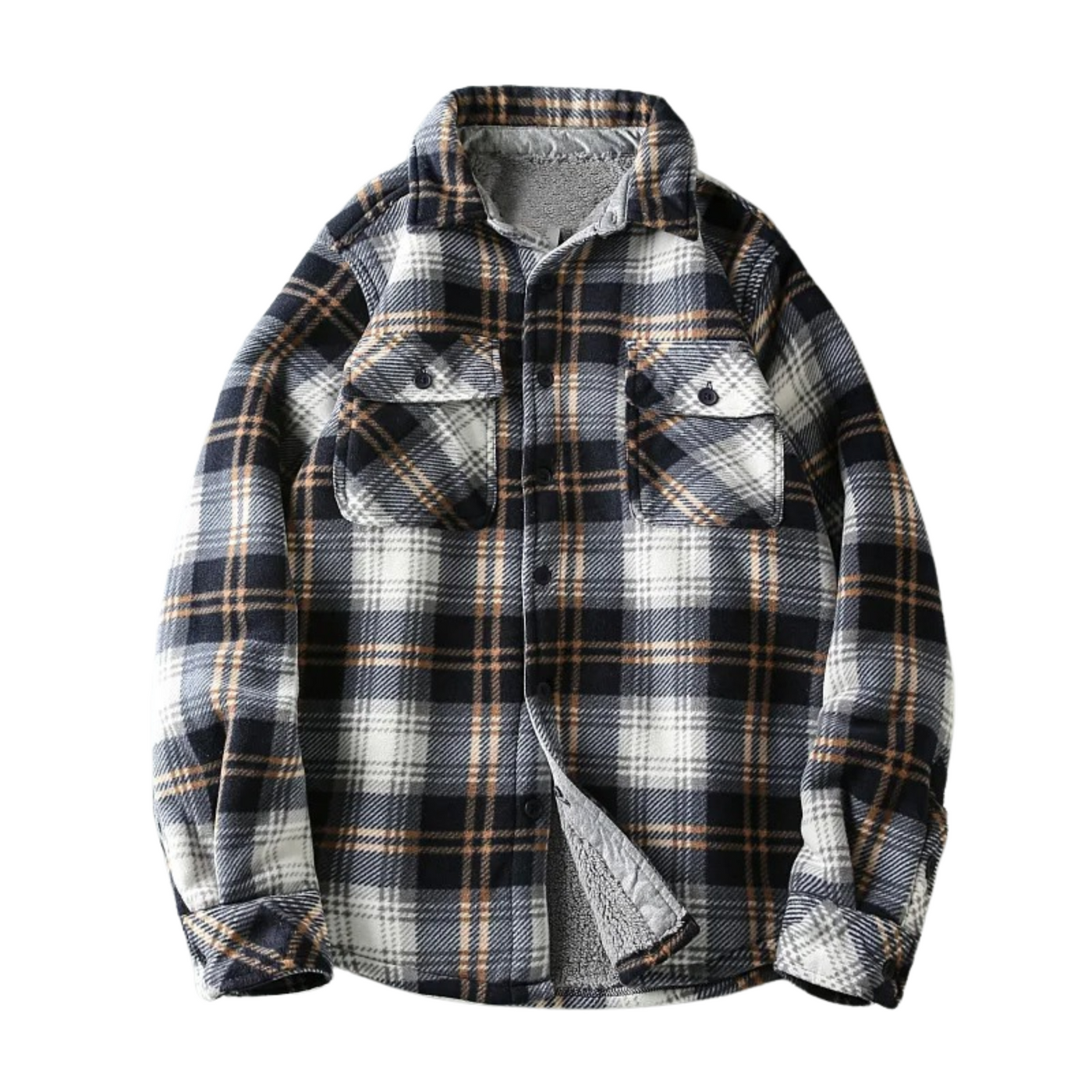 Wynn | Men’s Warm Flannel Shirt Jacket