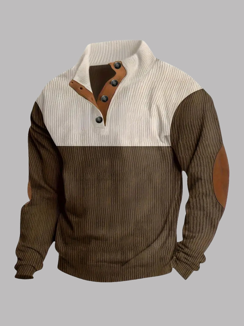 Alpine - Casual Stand Collar Henley