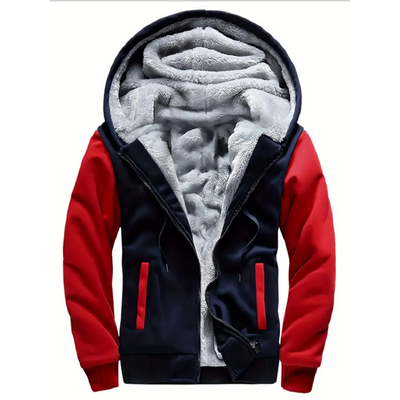 Matthew | Warm Fleece Hooded Jacket
