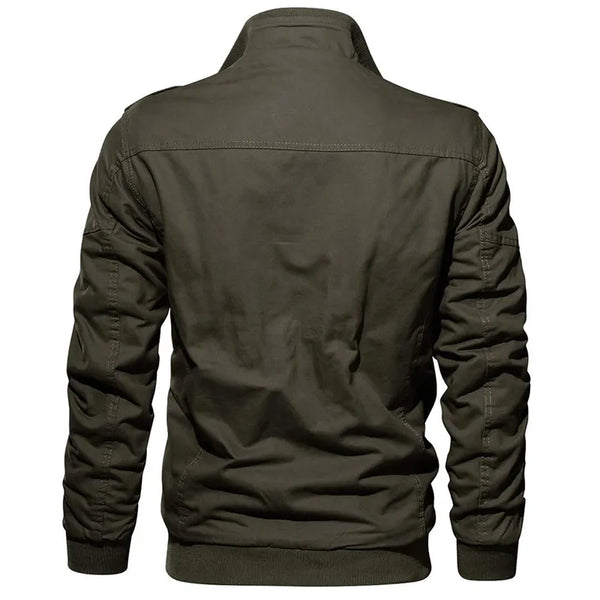 Men's Bomber Jacket with Fleece Lining