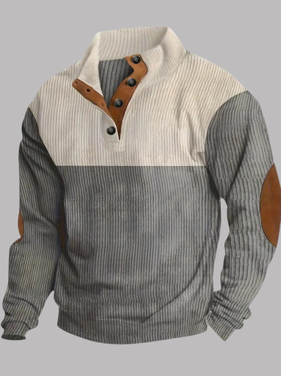 Alpine - Casual Stand Collar Henley