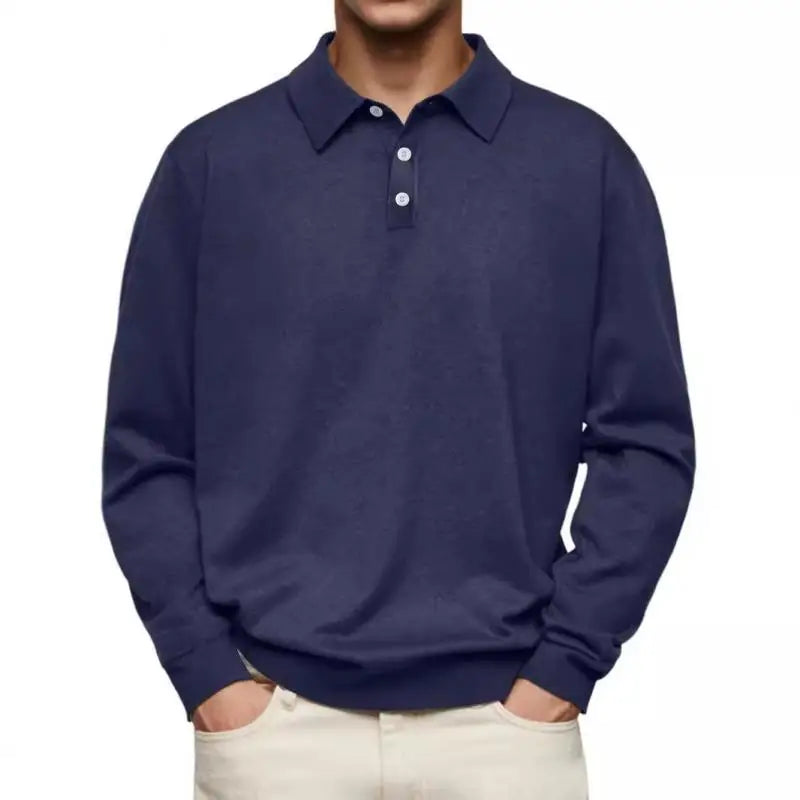 John | Long Sleeve Casual Polo