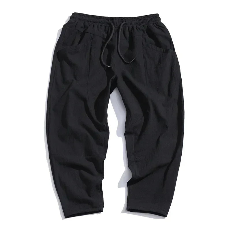 Tokyo – Cropped Linen Trousers