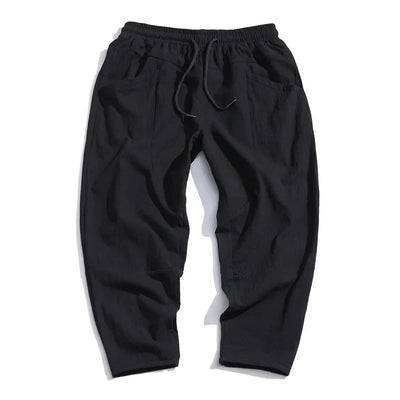 Tokyo – Cropped Linen Trousers