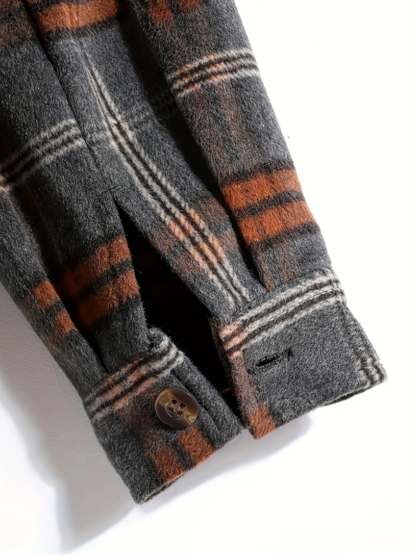 BLAKE | Men's Plaid Long Sleeve Hooded Jacket