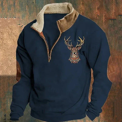 Luke | Sweater with Deer Detail